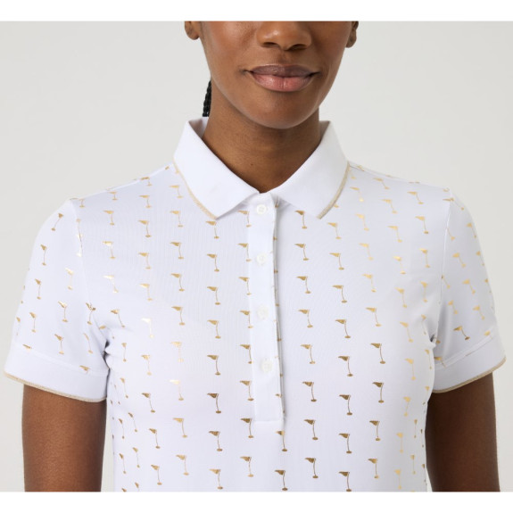 Polo Tour Short Sleeve White Femme