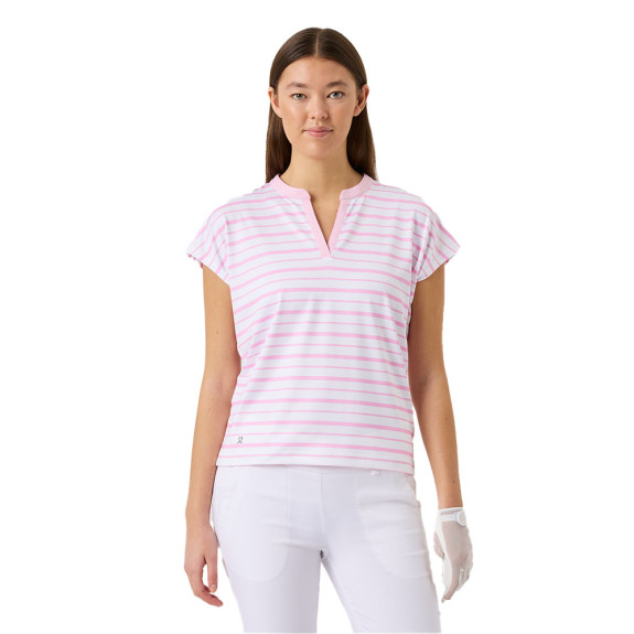 Polo Itami White Pink Femme