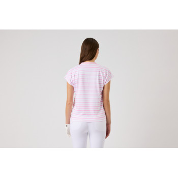 Polo Itami White Pink Femme 2