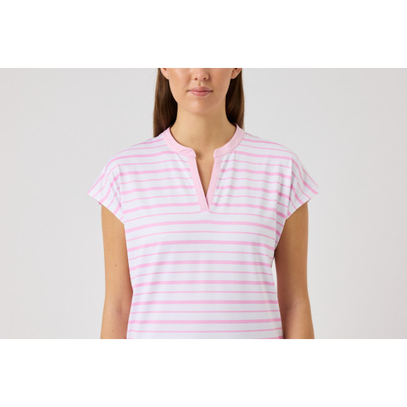 Polo Itami White Pink Femme