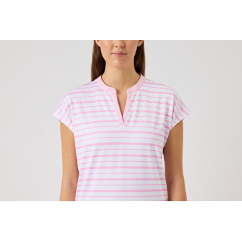 Polo Itami White Pink Femme