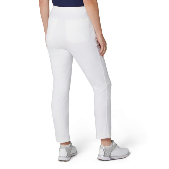 Pantalon Hybrid Pull On White Femme