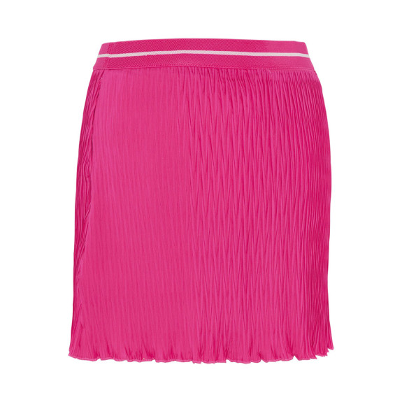 Jupe Micro Pleat Fushia Purple Femme