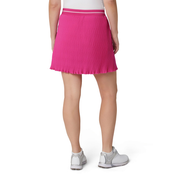 Jupe Micro Pleat Fushia Purple Femme