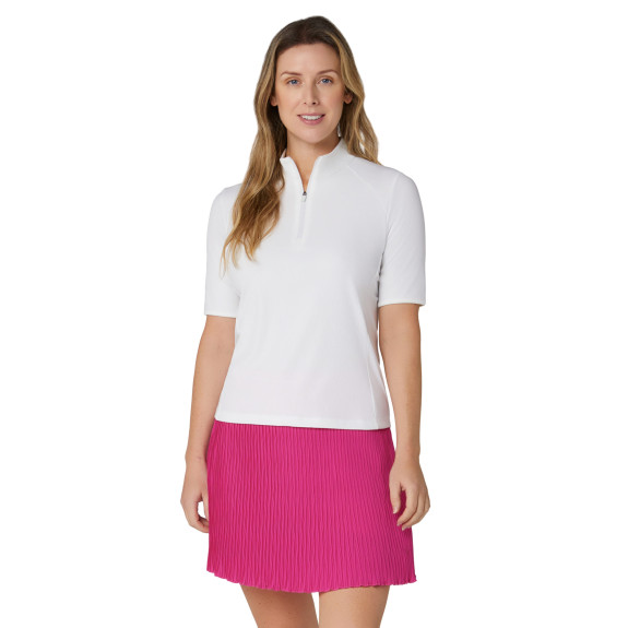 Polo Rib Play Brilliant White Femme