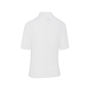 Polo Rib Play Brilliant White Femme