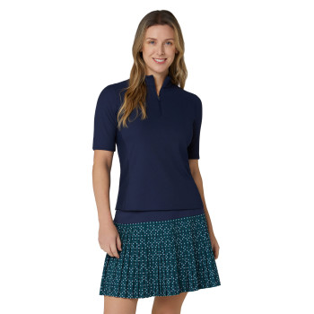 Polo Rib Play Peacoat Femme