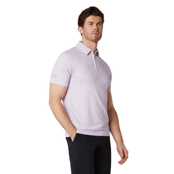 Polo Golf Club Print Bright White Homme