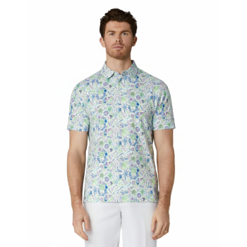 Polo Nautical Conversational Print Bright White Homme 2