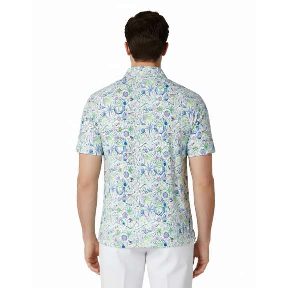 Polo Nautical Conversational Print Bright White...