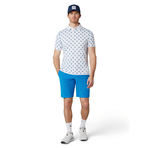 Polo Sailboat Sunset Geo Bright White Homme
