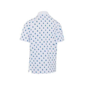 Polo Sailboat Sunset Geo Bright White Homme 2