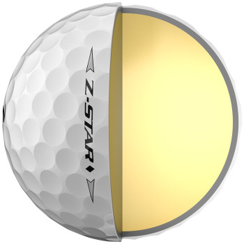 12 Balles de golf Z Star Diamond White Logotées
