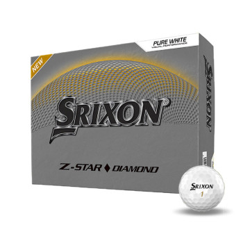12 Balles de golf Z Star Diamond White Logotées