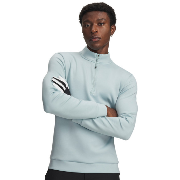 Pull 1/4 Zip UA Drive Enamel Blue Homme