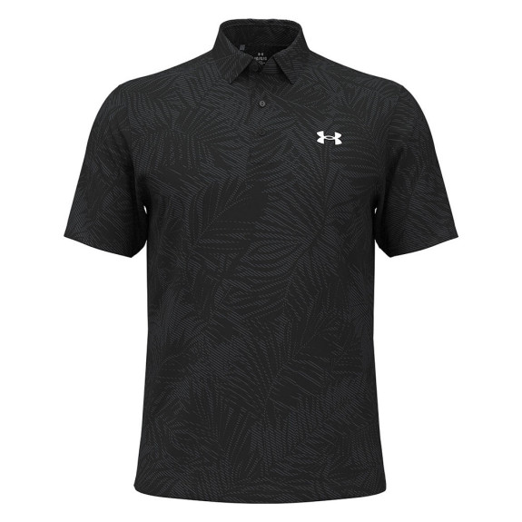 Polo UA Playoff Jacquard Black Homme