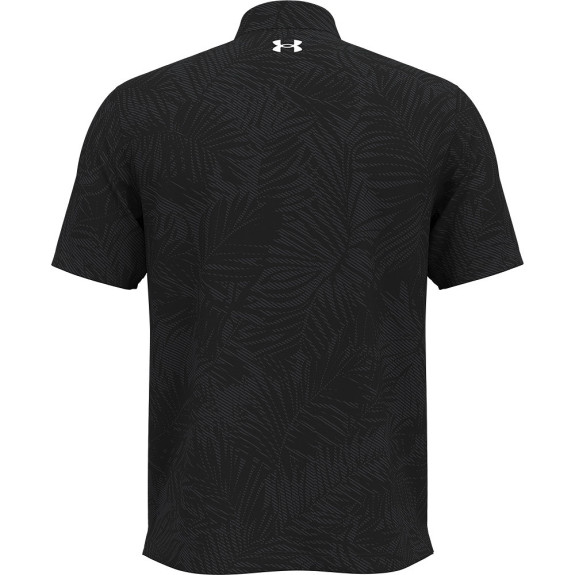 Polo UA Playoff Jacquard Black Homme