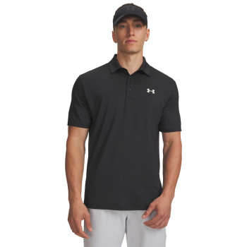 Polo UA Playoff Jacquard Black Homme