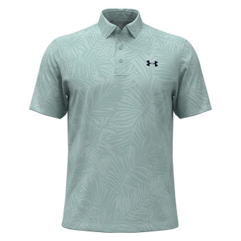 Polo UA Playoff Jacquard Enamel Blue Homme