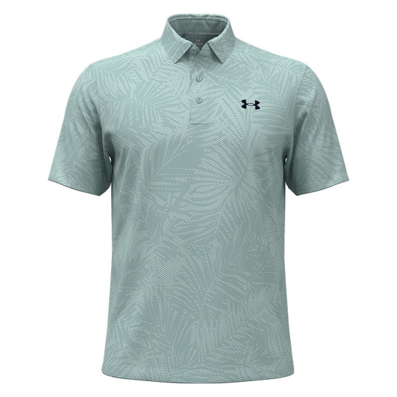 Polo UA Playoff Jacquard Enamel Blue Homme