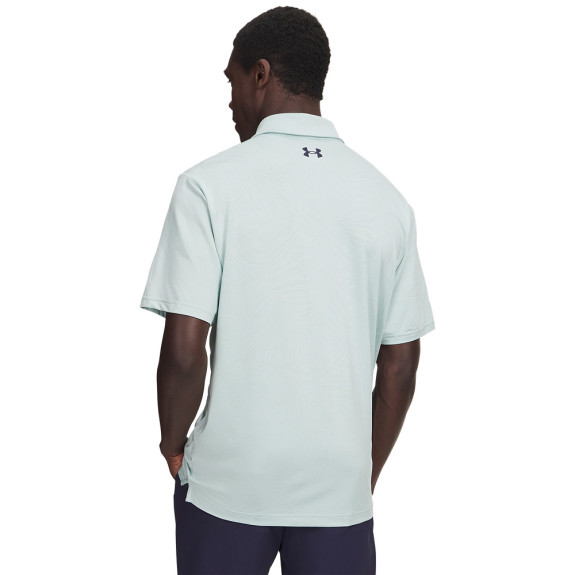 Polo UA Playoff Jacquard Enamel Blue Homme