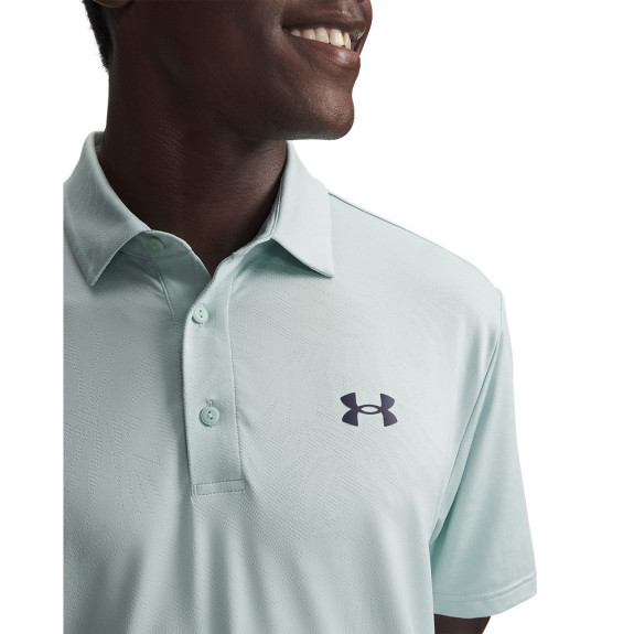 Polo UA Playoff Jacquard Enamel Blue Homme