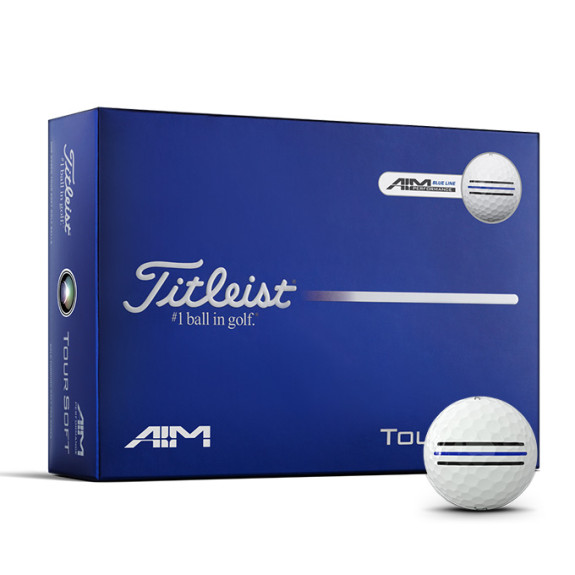 12 Balles de golf Tour Soft AIM 360 Blue