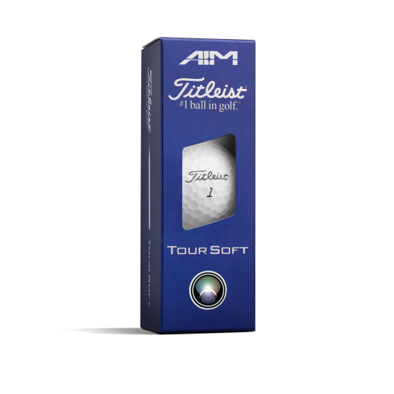 12 Balles de golf Tour Soft AIM 360 Blue