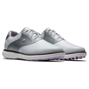 Tradition Spikeless 97990 Blanc/Argent Femme
