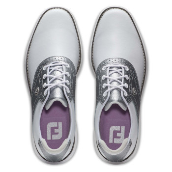 Tradition Spikeless 97990 Blanc/Argent Femme