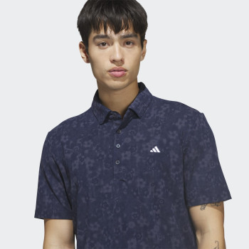 Polo Butterspun Mighty Blossom Climacool Ultimate365+ Bleu Homme