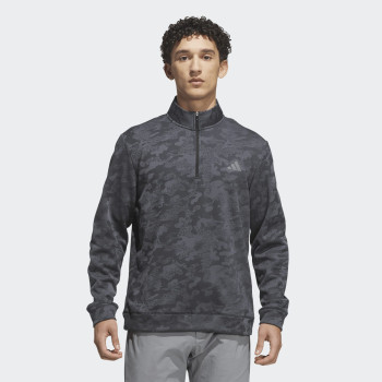 Pull 1/4 Zip Ultimate365 Noir Homme 2