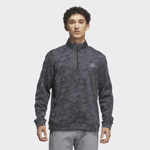 Pull 1/4 Zip Ultimate365 Noir Homme