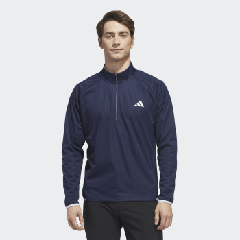 Pull 1/4 Zip Ultimate365 Durable Water Repellent Wind Bleu Homme