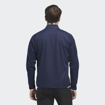 Pull 1/4 Zip Ultimate365 Durable Water Repellent Wind Bleu Homme