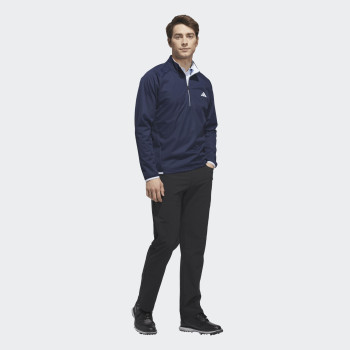 Pull 1/4 Zip Ultimate365 Durable Water Repellent Wind Bleu Homme