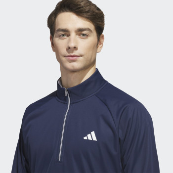 Pull 1/4 Zip Ultimate365 Durable Water Repellent Wind Bleu Homme