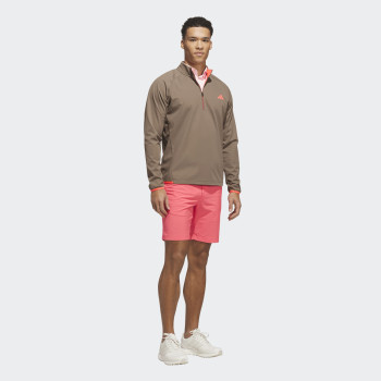 Pull 1/4 Zip Ultimate365 Durable Water Repellent Wind Marron Homme