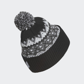 Bonnet à pompom Climawarm Noir Homme