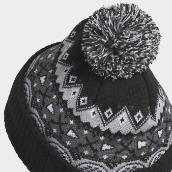 Bonnet à pompom Climawarm Noir Homme