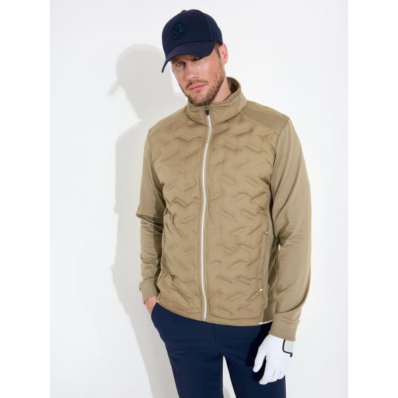 Veste Hybride Taupe Homme