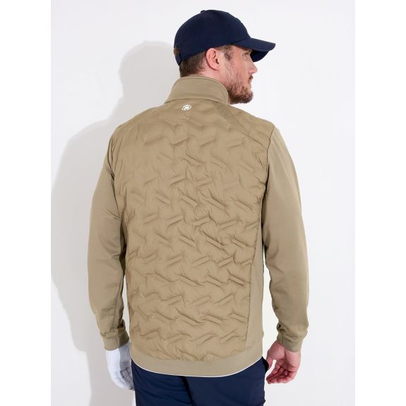 Veste Hybride Taupe Homme