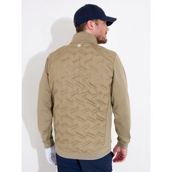 Veste Hybride Taupe Homme
