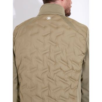 Veste Hybride Taupe Homme