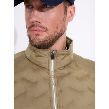 Veste Hybride Taupe Homme
