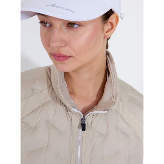 Veste Hybride Sans Manches Portrush Beige Femme