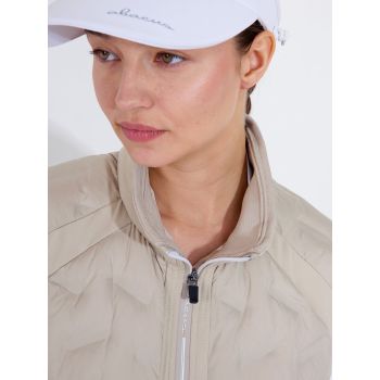 Veste Hybride Sans Manches Portrush Beige Femme