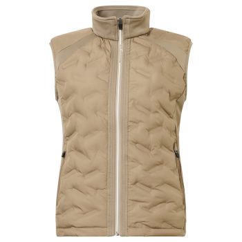Veste Hybride Sans Manches Portrush Taupe Femme