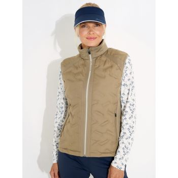 Veste Hybride Sans Manches Portrush Taupe Femme 2