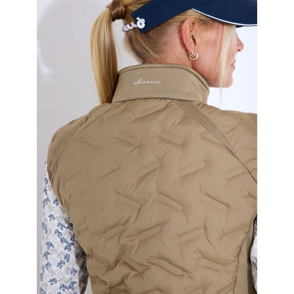 Veste Hybride Sans Manches Portrush Taupe Femme